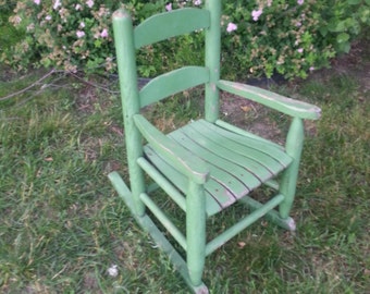 Child's Rocking Chair hand painted children's