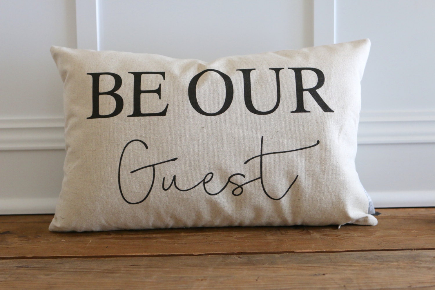 Be Our Guest Pillow Cover