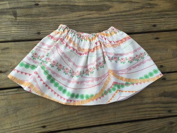 Items similar to Shabby Festive Baby Skirt...Festive Toddler Skirt ...