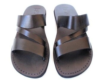 Leather Sandals, Leather Sandals, Men's Sandals, Men's Shoes, GREECE, Flip Flops, Biblical Sandals, Jesus Sandals, Sandal