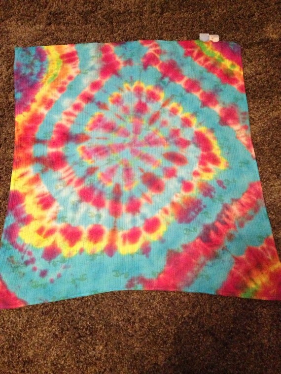 Tye Dyed aden & anais muslin cotton swaddle blanket