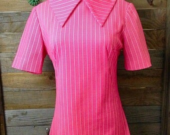 pink pinstripe trousers