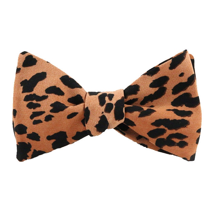 Leopard Print Bow Tie by LW/Men's Bow Ties/Gifts For