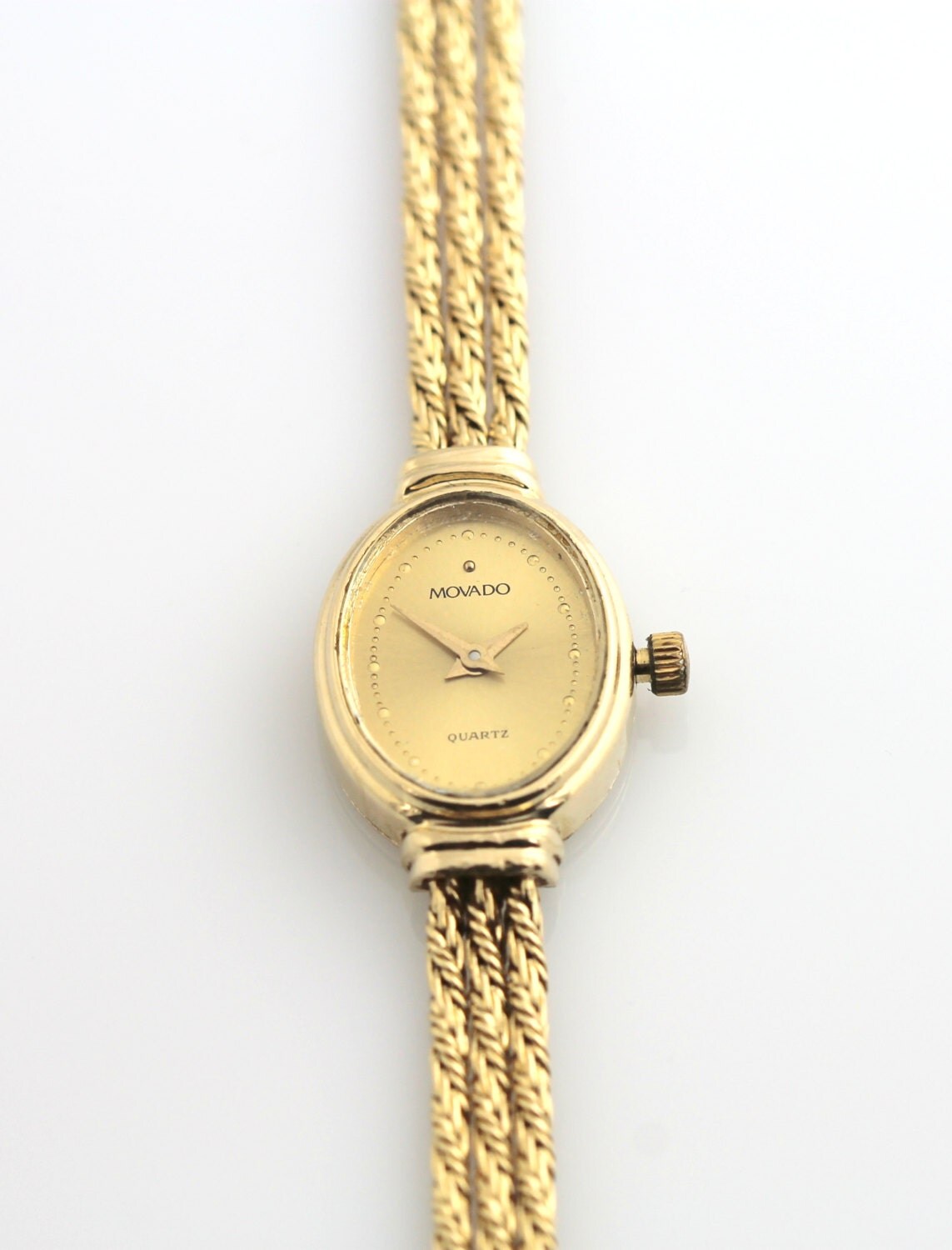 Vintage Ladies Movado 14K Yellow Gold Swiss Quartz V8 6 by TBGoods