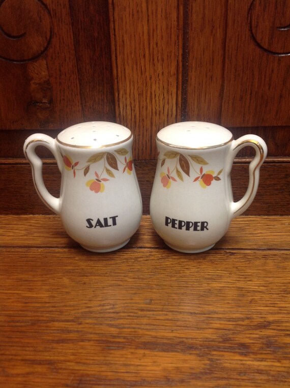 Vintage Hall's China Jewel Tea Salt and Pepper Shakers