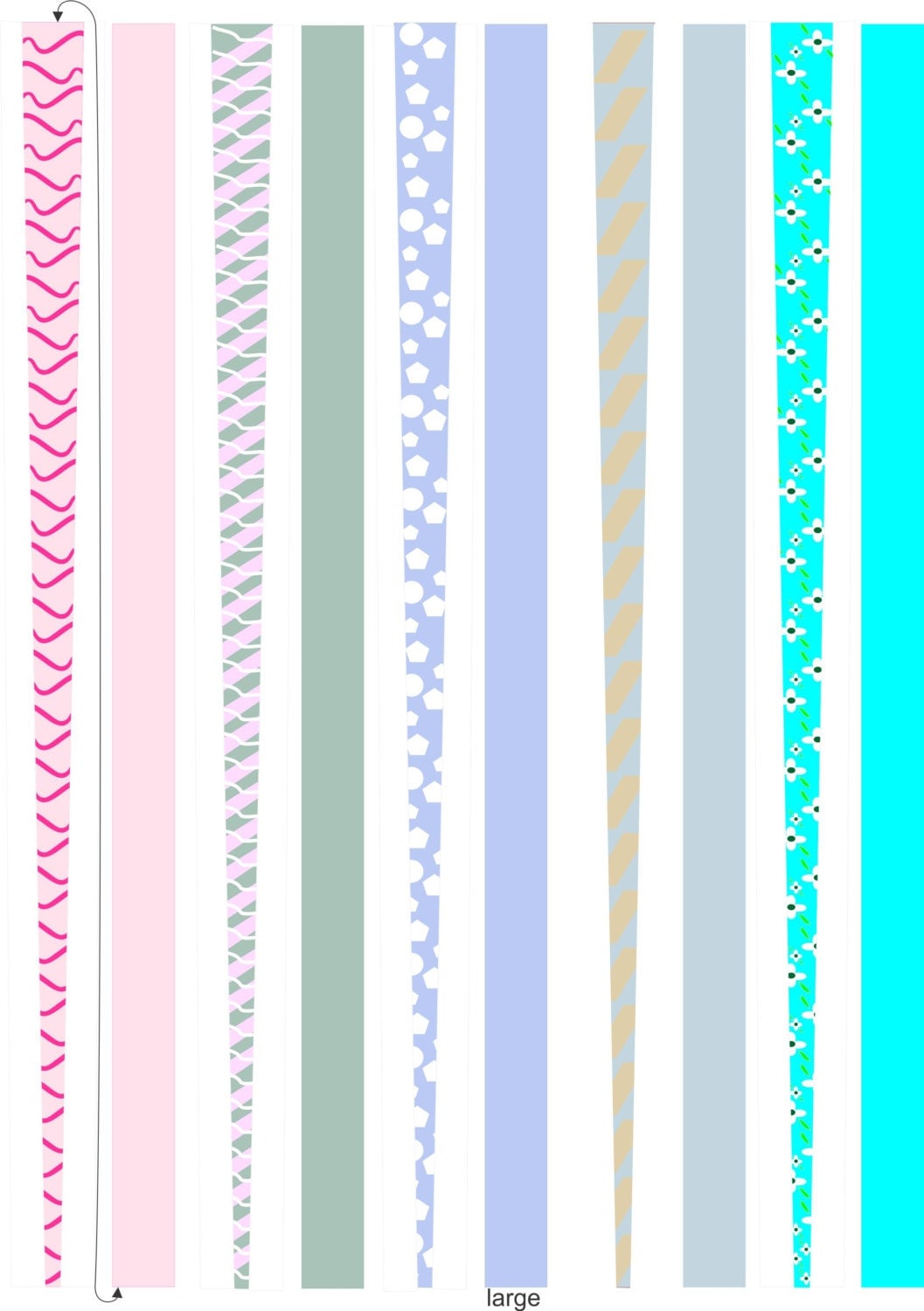 Free Paper Bead Templates