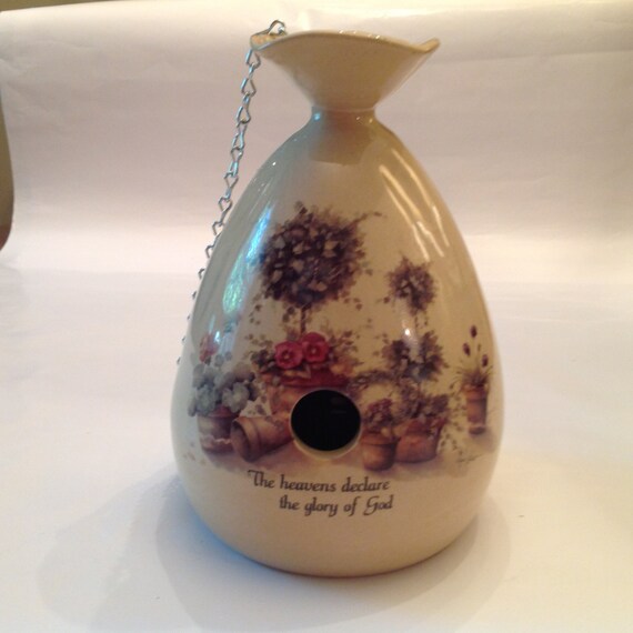 Birdhouse by Yesterday's Pottery Marshall Texas Hand