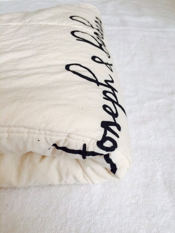 2 year cotton anniversary blanket keepsake by LoveYouMoreBoutique