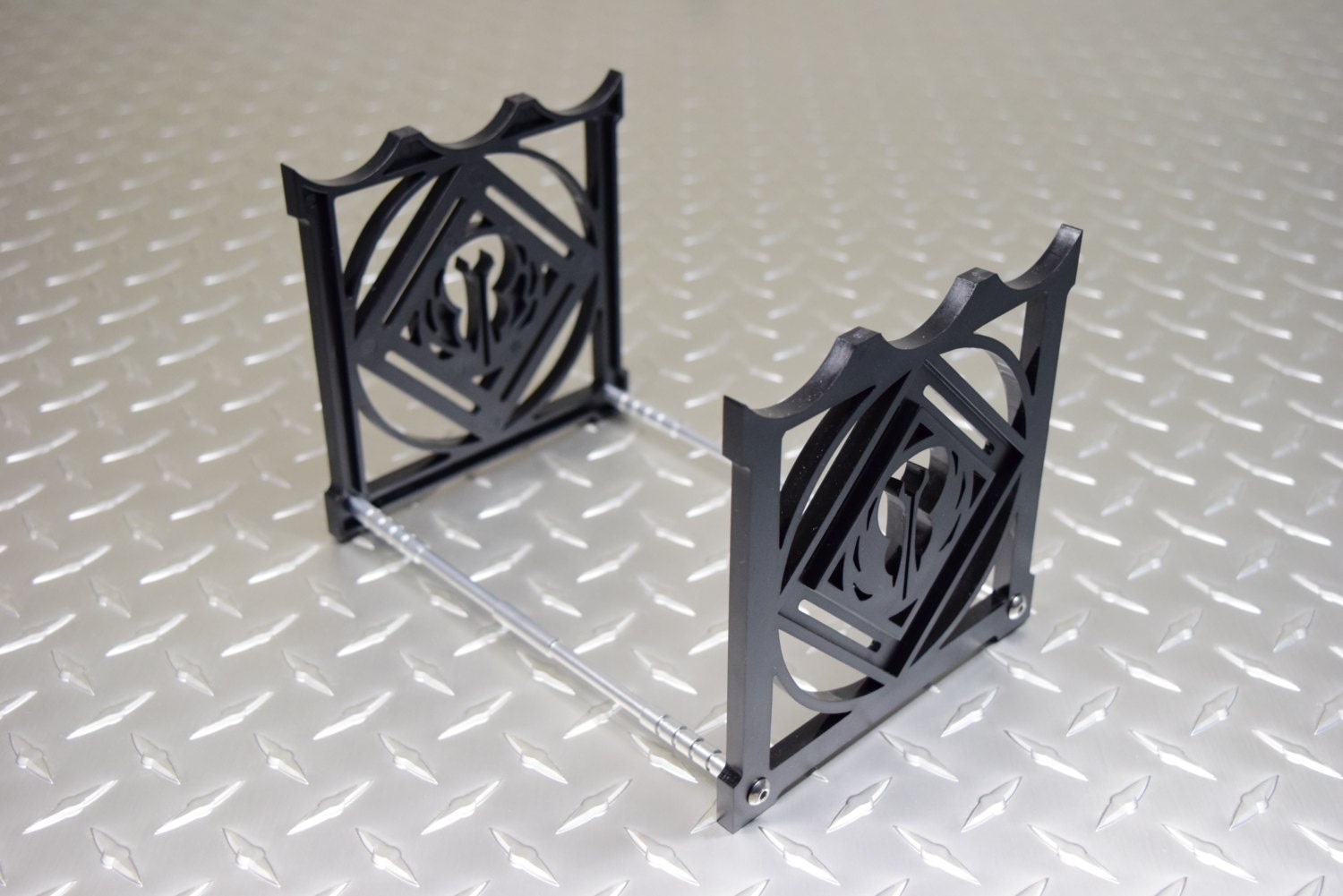 Phoenix Custom Saber Stand holds up to three sabers by