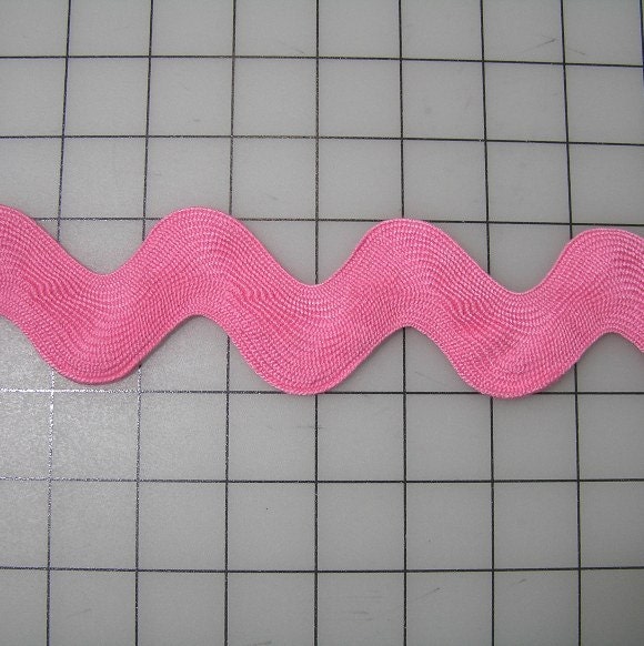 Mega Jumbo PINK Rick Rack Trim 2 & 1/4 In. Wide Poly Fun