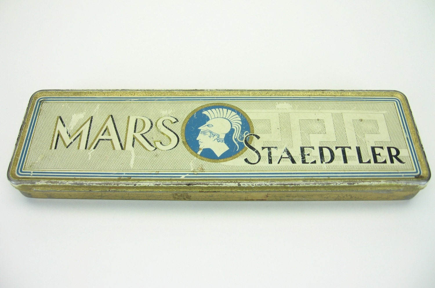 Vintage Staedtler Mars Tin, Vintage Pencil Tin, Pencil Case, Tin Pencil