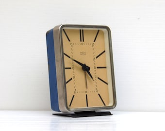 Vintage Blue Alarm Clock - MOM