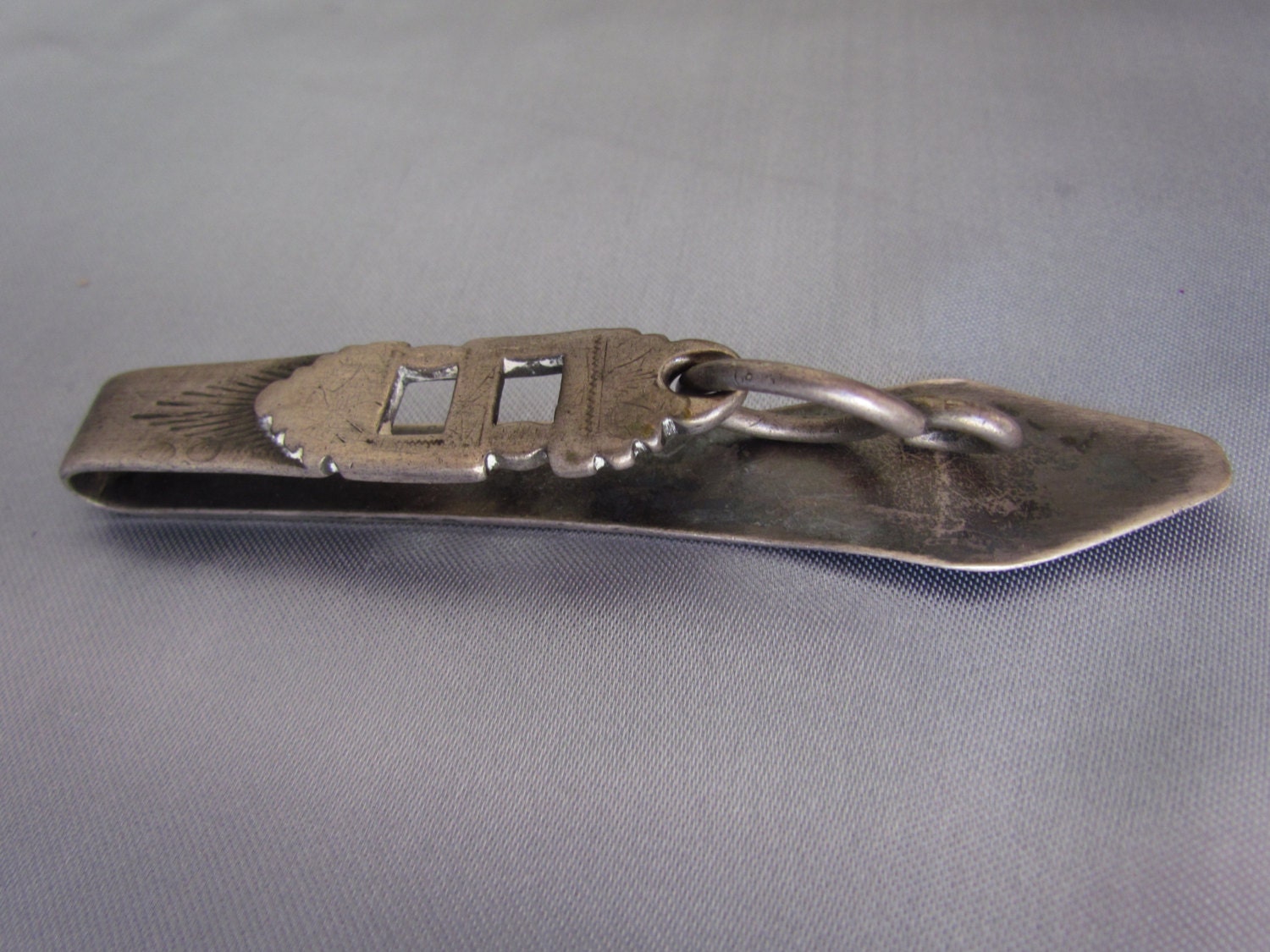 Antique french Clavet, clavier, Sterling silver, Chatelaine XIXth Haute Juice