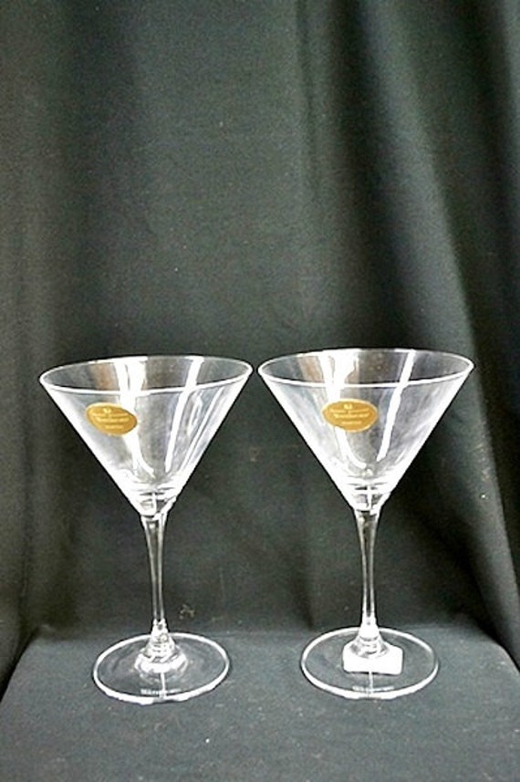 Waterford Crystal Martini Glasses by Robert by PamsEstateTreasures