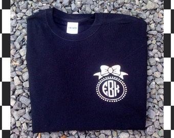 monogram tee shirts