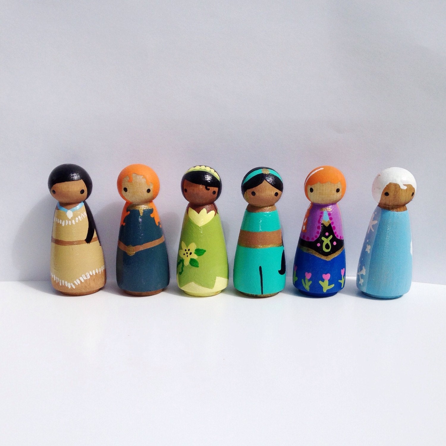 disney princess peg dolls