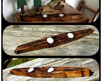 Primitive canoe Etsy