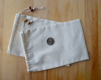 Inch Muslin Drawstring Bag - set of 10 ...