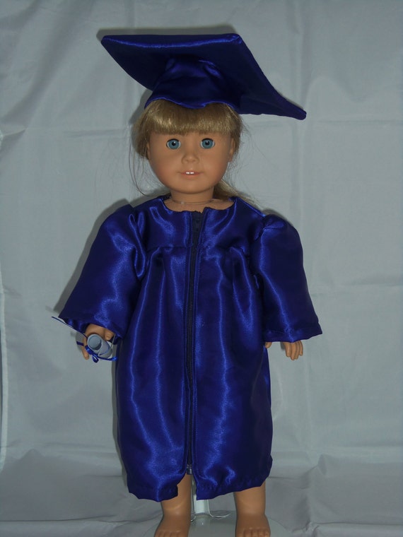 American Girl 18 inch doll Graduation Gown and Cap by SewTMC