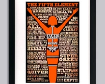 Unique fifth element related items | Etsy