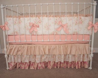 shabby chic baby bedding etsy uk shabby chic baby bedding etsy uk
