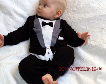 Bab tux, tuxedo onesie, 1pcs. Baby tuxedo, pajamas, jammies, full-length jammies, baby tuxedo onesie -