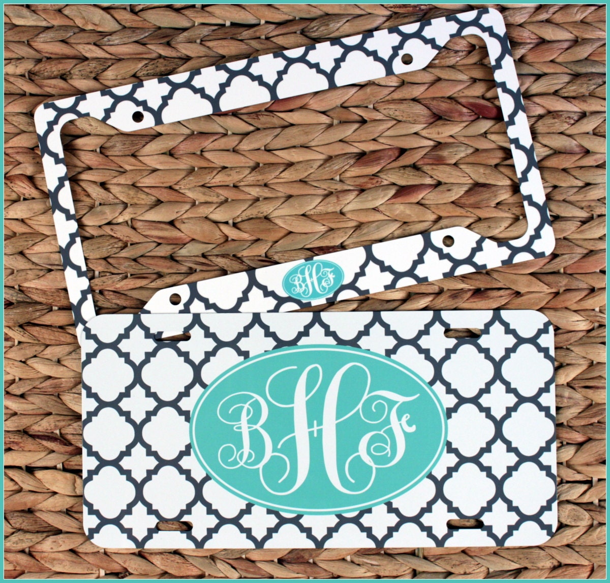 Gift Set Front License Plate License Plate Frame Set