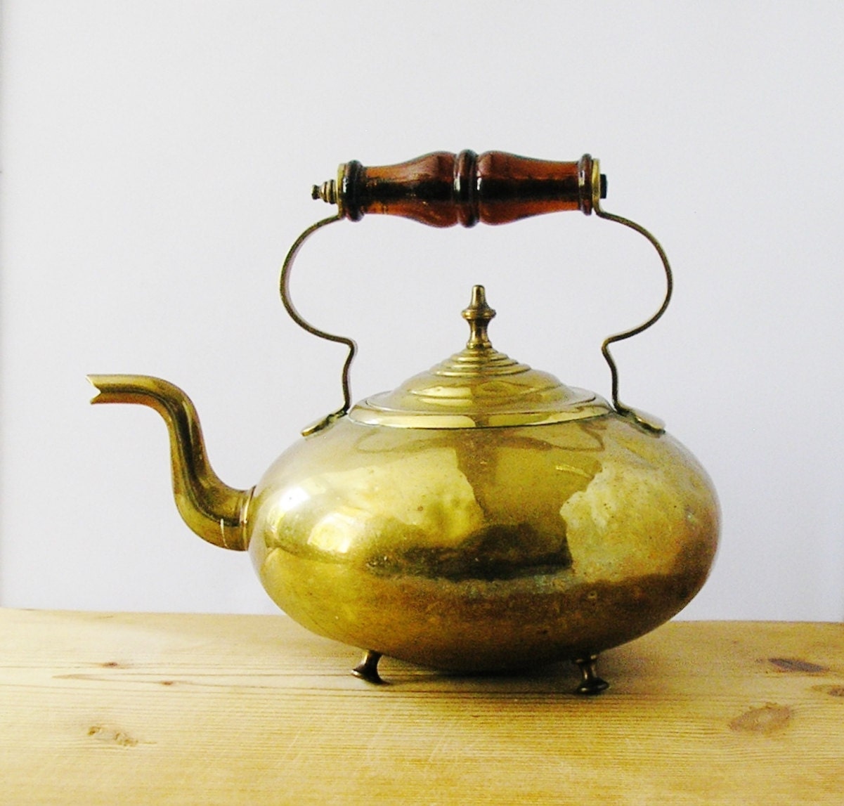 Antique Victorian Brass Kettle Tea Pot By Irishbarnvintage On Etsy