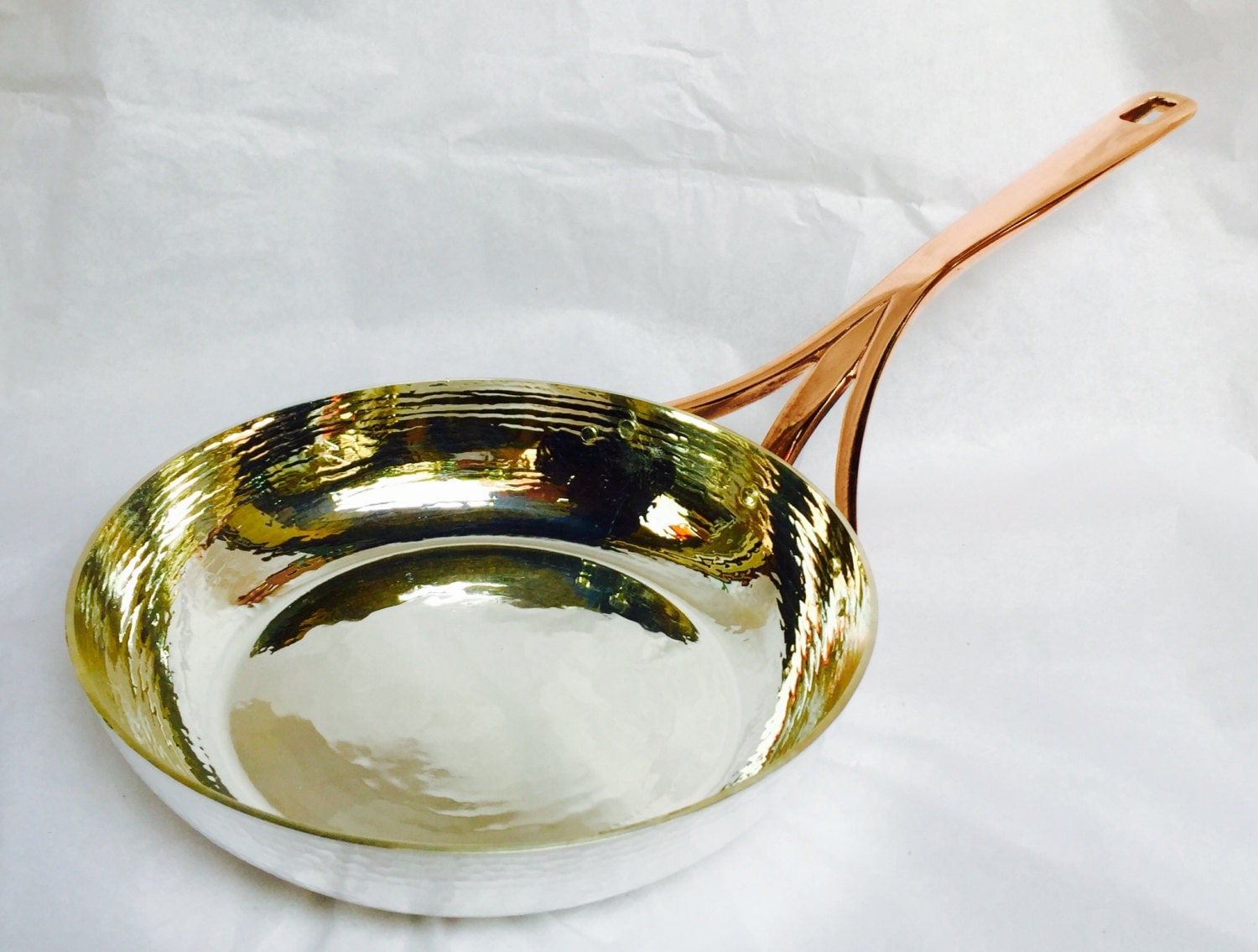 2.5mm Pure Solid Silver 999 Frying Pan Soy GNT by SoyTurkiye