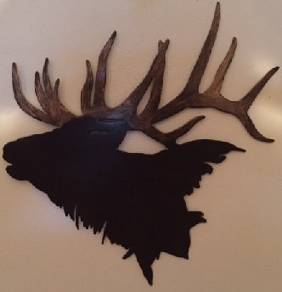 Metal Elk Head made from thick high quality by CarhartCustoms