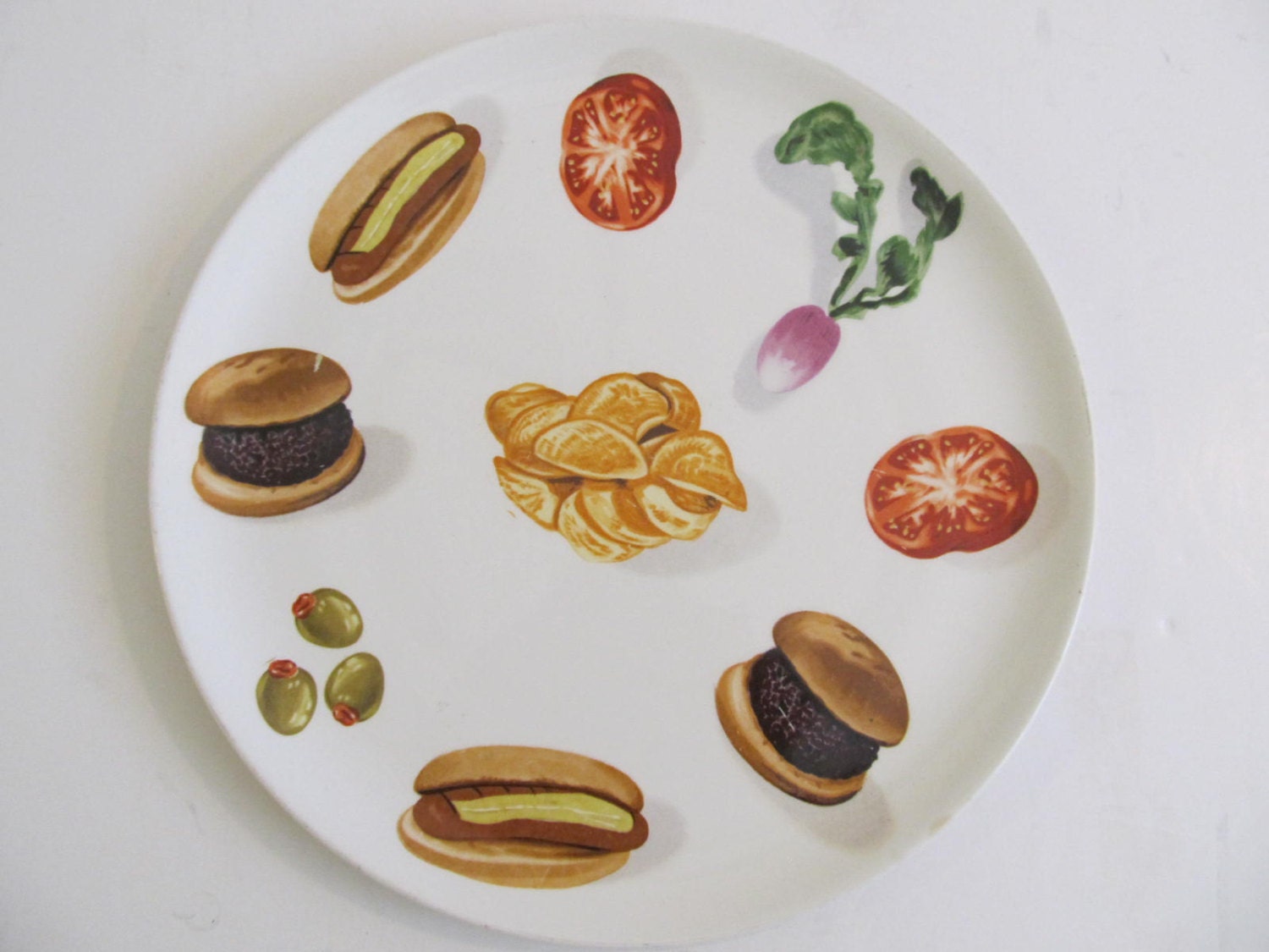 Hamburger Plates Plates Decorative Plates Hot Dog Plates
