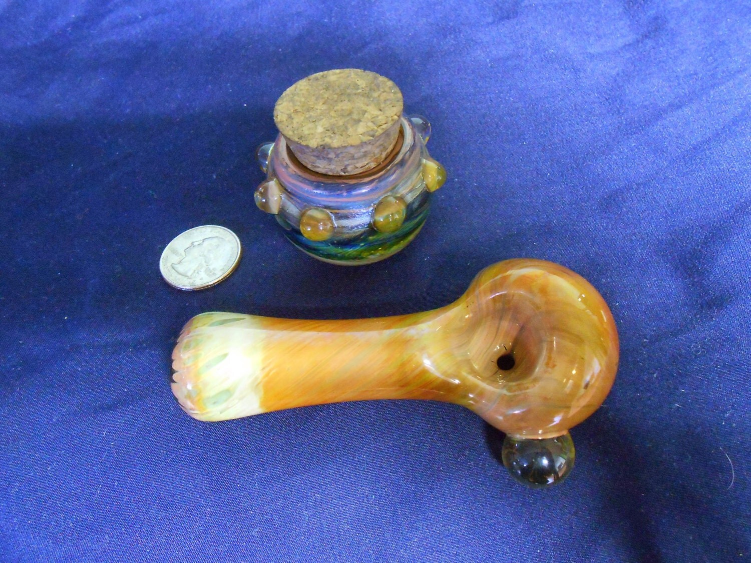 Glass Pipe and Jar Set