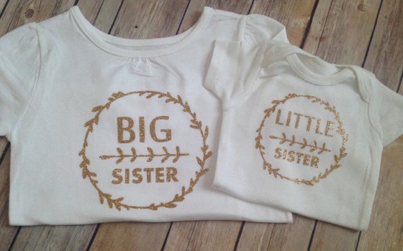 big sister and little sister t-shirt
