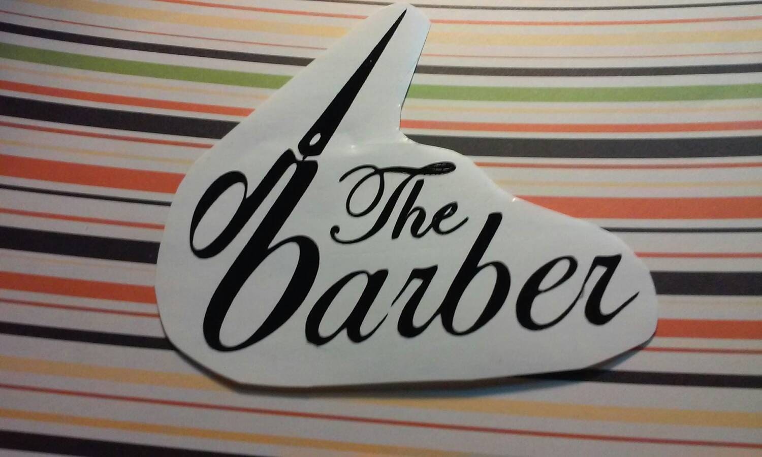 Barber Shop Window Decals /The Barber/ Hair Cutting Decal / Hair