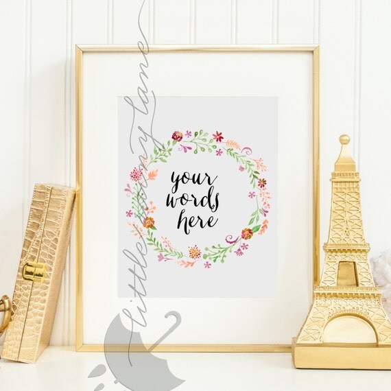 Items similar to Quote Print, Custom Quote - wall quote on Etsy