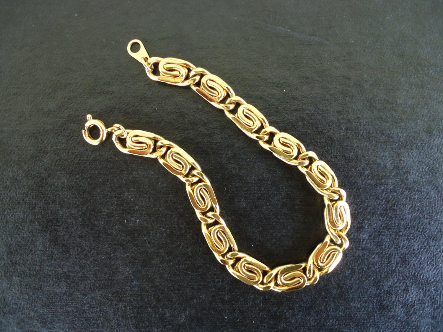 Greek Key Chain Bracelet