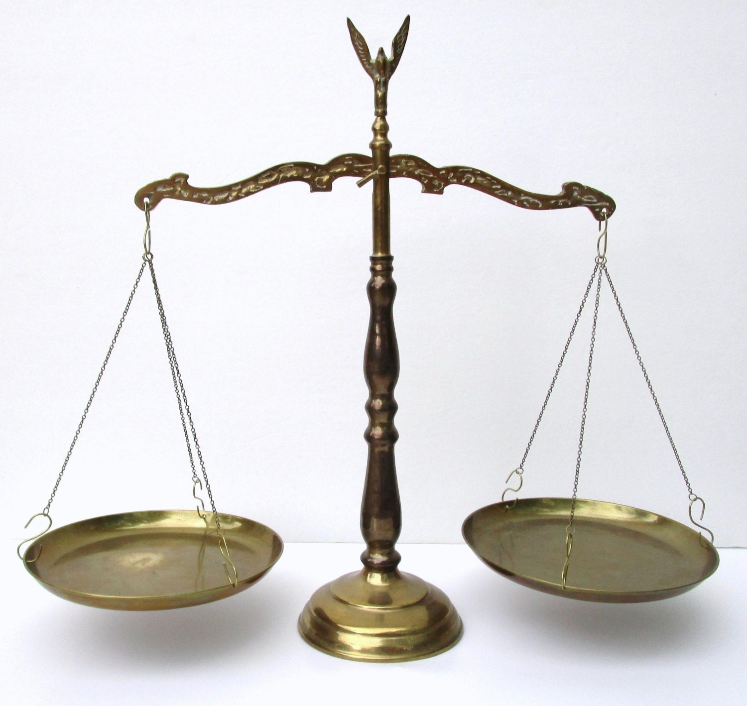 Brass Scales Of Justice W Eagle Finial Vintage By TREASUREandSUCH   Il Fullxfull.779012290 Htcn 