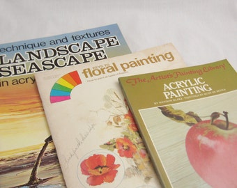 Three How to Paint Books - Acrylic Painting