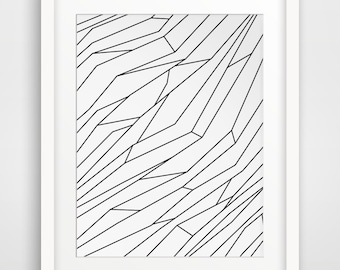 Abstract Art, Digital Prints, Instant Download, Black and White Decor, Downloadable Pattern, Modern Decor, Contemporary Art, Print Art