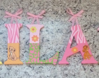 Lion king letters | Etsy