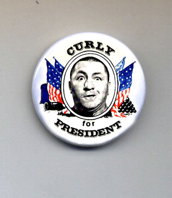 curly for president t shirt