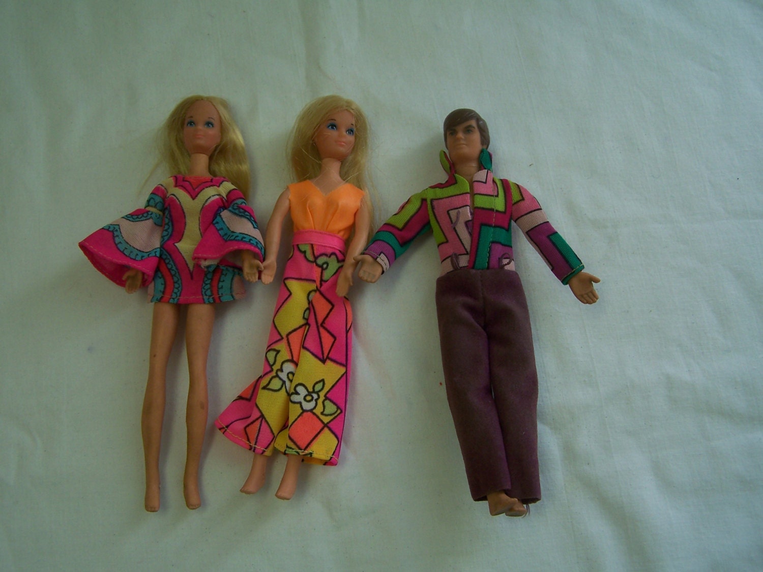 Three Rock Flower dolls by Mattel 1970s by GagnonCollectibles