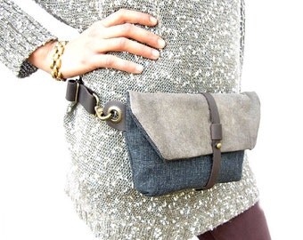 Hip Bag - Fanny Pack - Traveler Bag - Utility Hip Belt - Hip Pouch