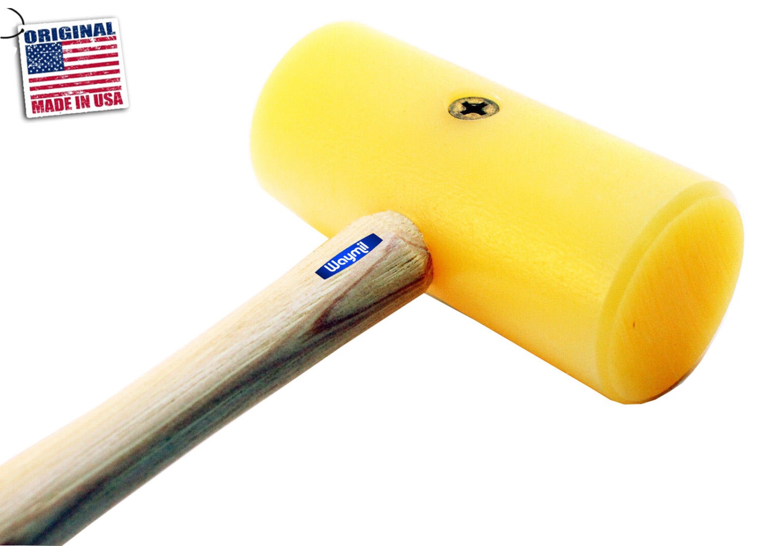Yellow Plastic Head Mallet 11/4 & 4 Oz Hammer Jewelry