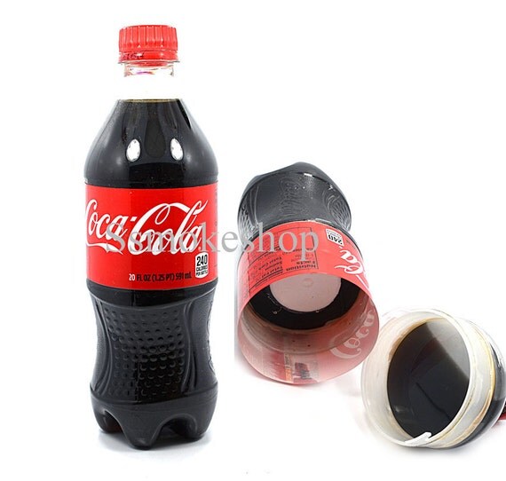 1 Piece Coca Cola Bottle Diversion Safe Can Stash 24oz By Topangea