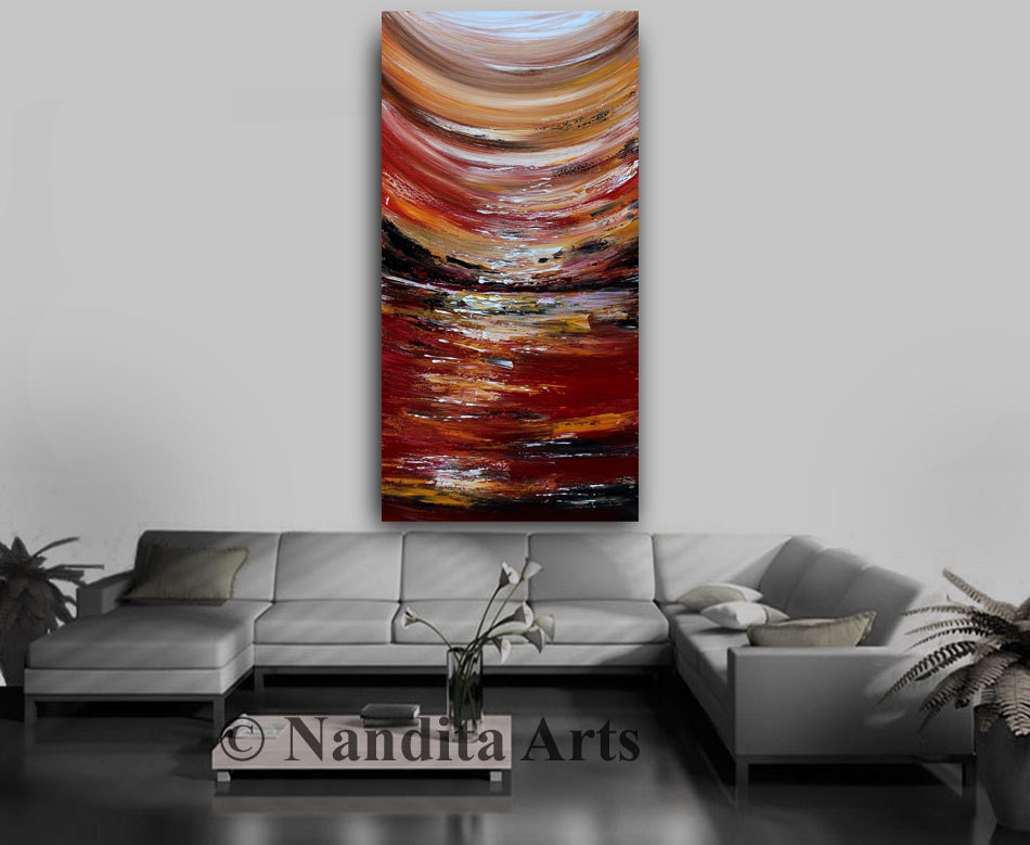 SALE Original Acrylic Abstract painting by ContemporaryArtDaily