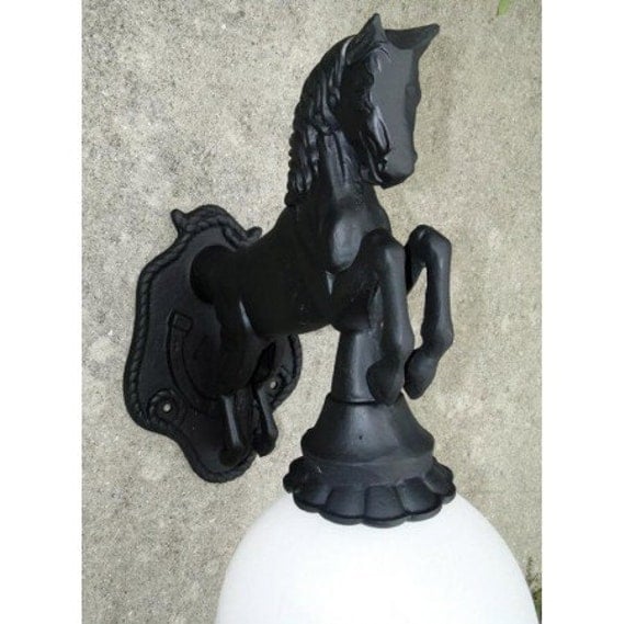 Wall Mounted Equestrian Horse Sconce Light Indoor or Outdoor