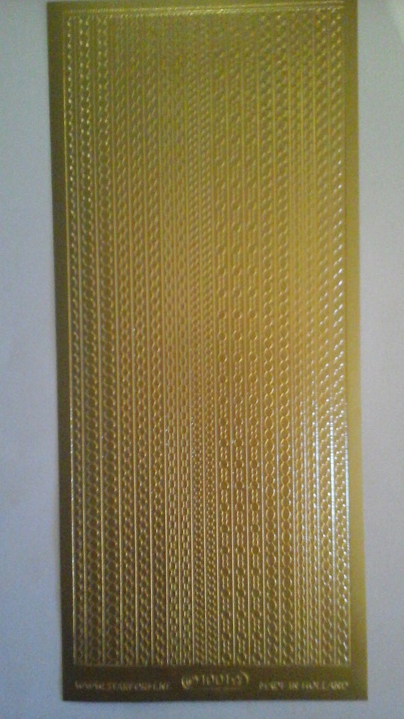 Starform gold borders stickers 1001gg