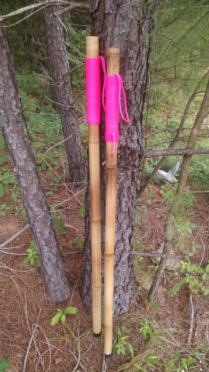 Hiking stick colors available rustic fire stained bamboo Hiking stick colors available rustic fire stained bamboo