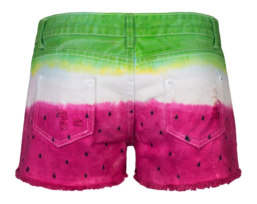watermelon booty shorts